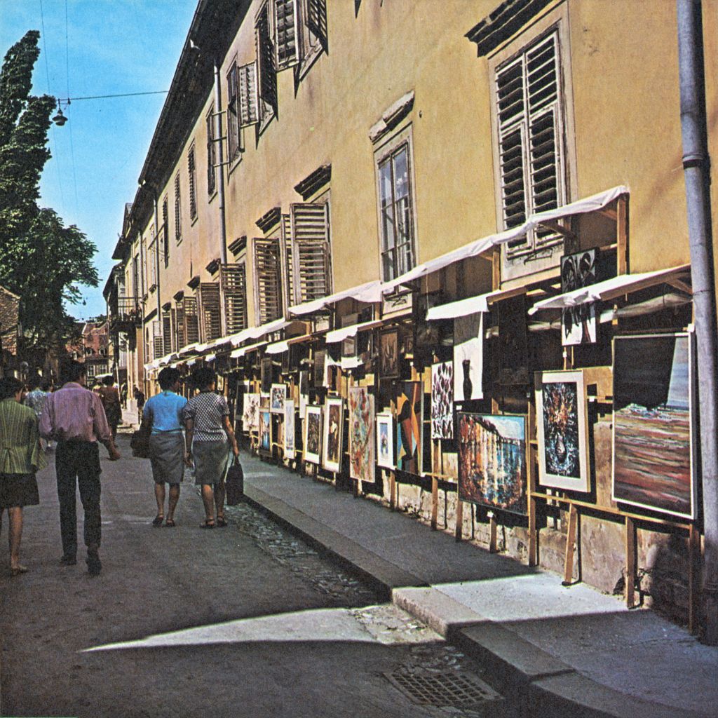 Gornji grad, Matoševa ulica, oko 1970.-1975. godine